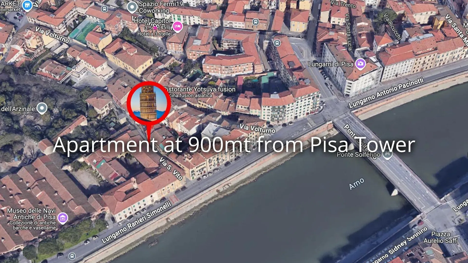 Apartment 900Mt Dalla Torre Di Pisa - Cortile, Wifi E Netflix